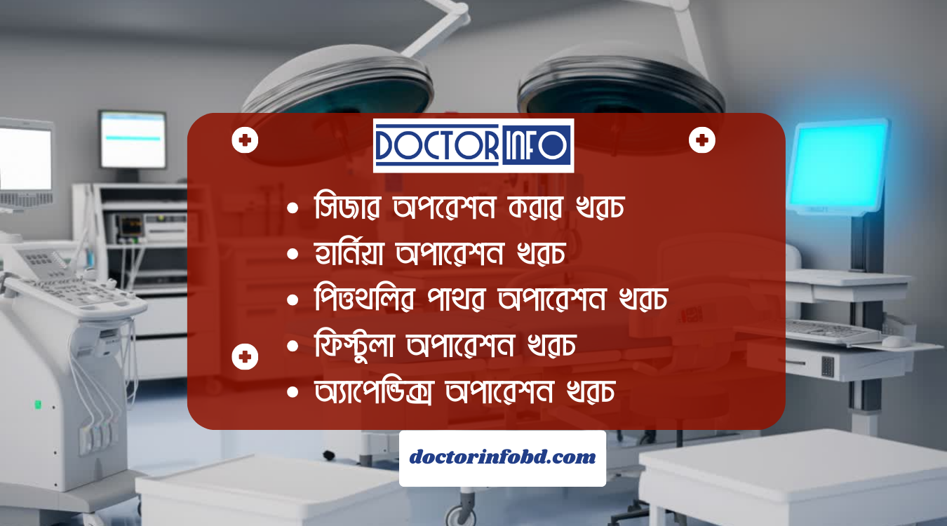 অপারেশন করতে কত টাকা খরচ হয়? Doctor Info BD